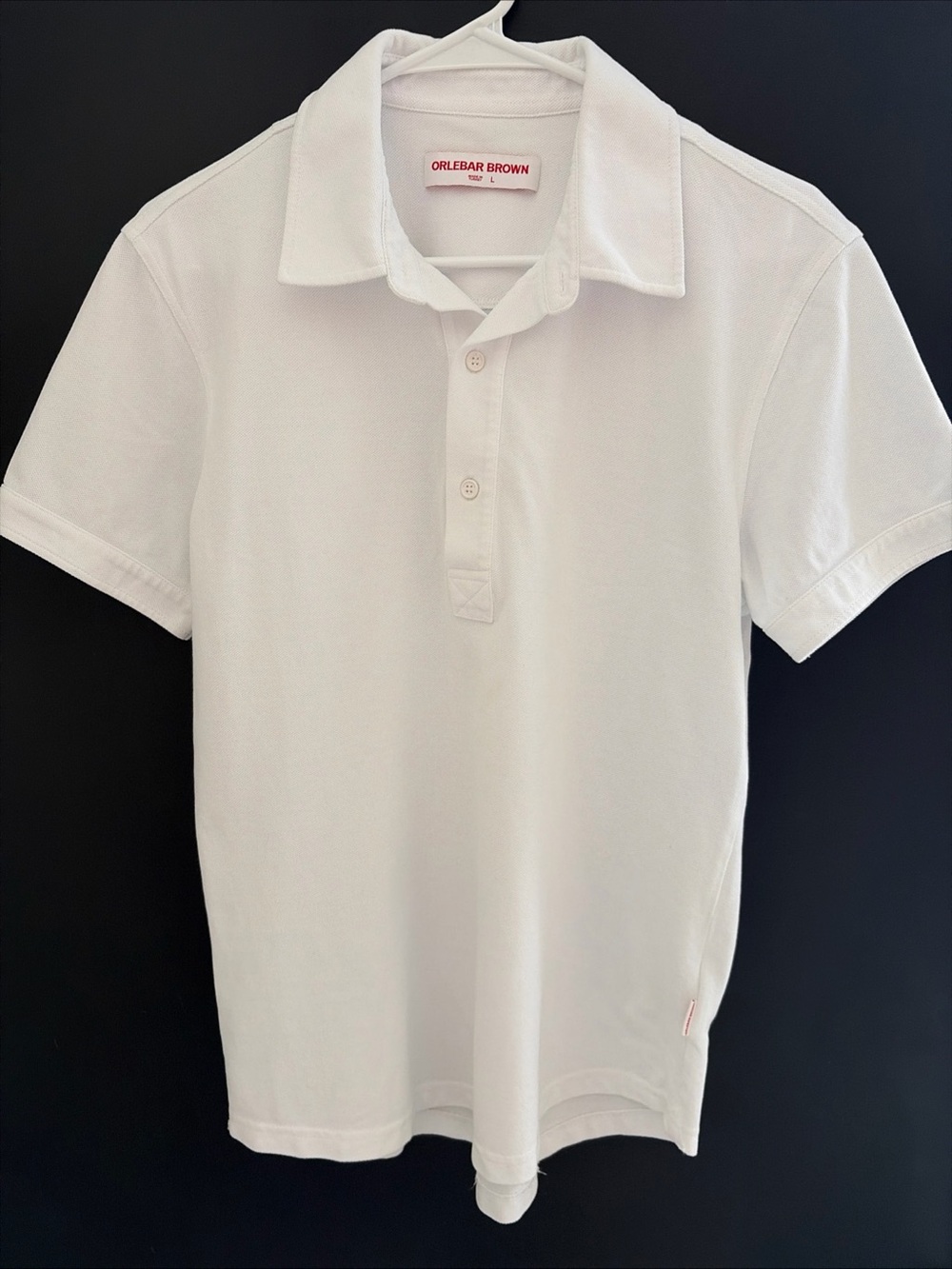 Orlebar Brown Classic White Short-Sleeve Polo